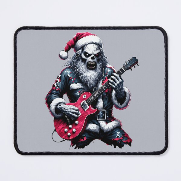 Item preview, Zombie Santa Playing Electric Guitar designed and sold by NightTimeJ.