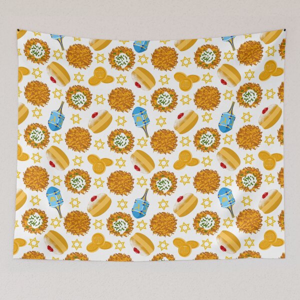 Item preview, Hanukkah Treats - White designed and sold by marieofroumania.