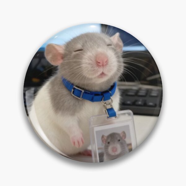 Item preview, smiling rat designed and sold by FussyTortoise.