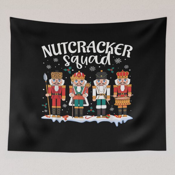 Item preview, Classic Vintage Fmaily Squad Nutcracker Retro Holiday Christmas designed and sold by StacyBattleArt.