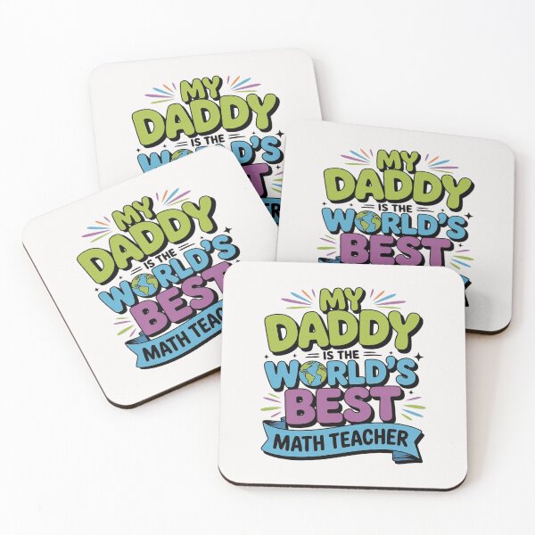 Item preview, Inktastic My Daddy is the World’s Best Math Teacher Boys or Girls Toddler designed and sold by Silicula.