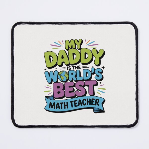 Item preview, Inktastic My Daddy is the World’s Best Math Teacher Boys or Girls Toddler designed and sold by Silicula.