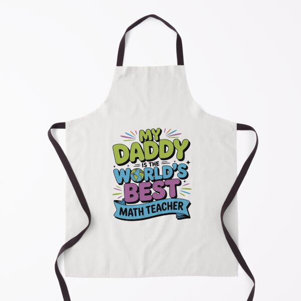 Item preview, Inktastic My Daddy is the World’s Best Math Teacher Boys or Girls Toddler designed and sold by Silicula.