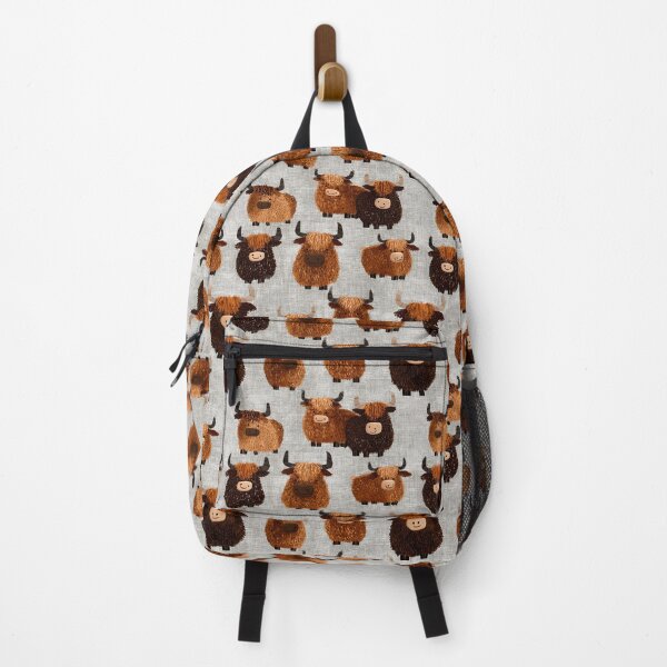 Item preview, Stitched Cows Pattern in Browns and Gray designed and sold by LittleShopOrion.