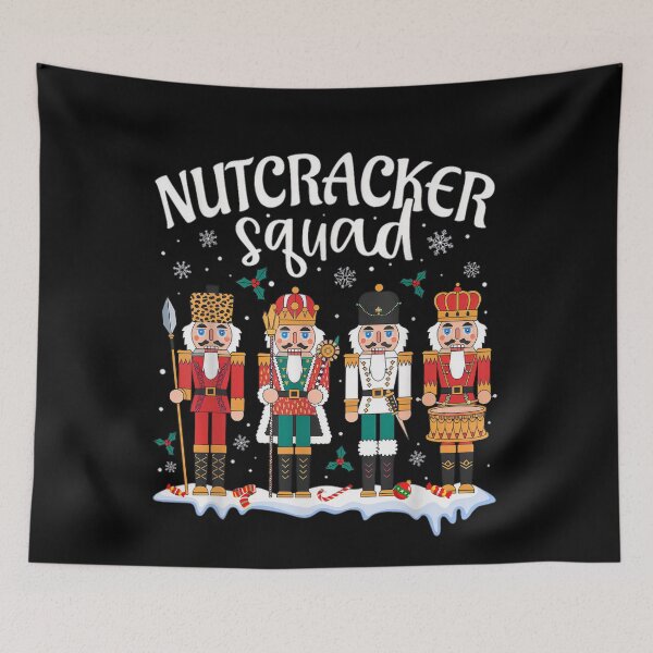 Item preview, Holiday Vintage Christmas Fmaily Retro Nutcracker Classic Squad designed and sold by StacyBattleArt.