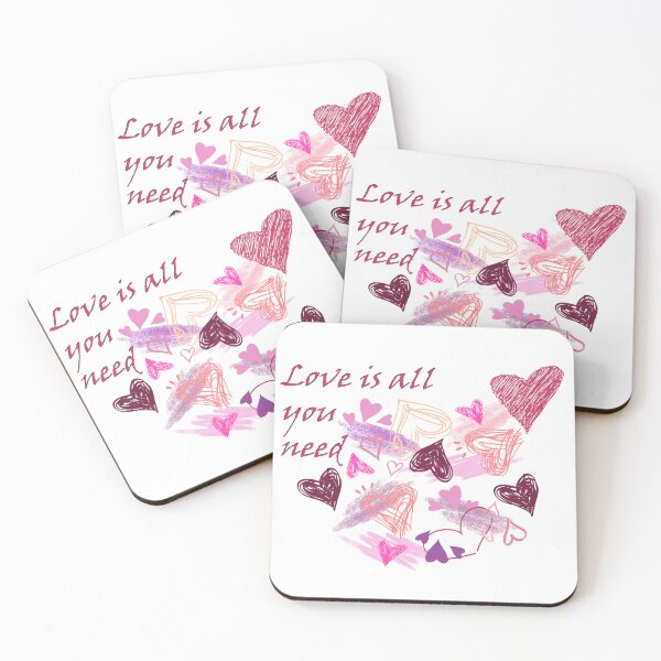 Item preview, Love is all you need -multicolor hearts designed and sold by artbyruthandco.