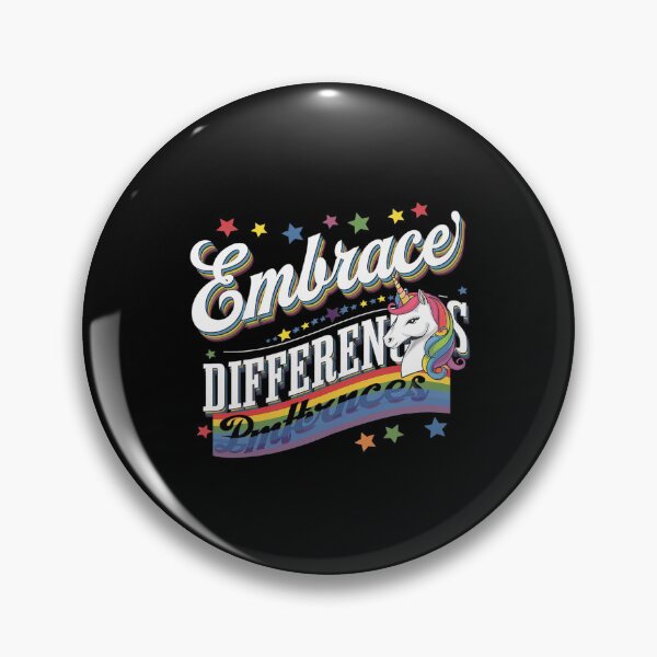 Item preview, Unicorn LGBTQ Pride Rainbow Embrace Differences designed and sold by EllinoKlemo.
