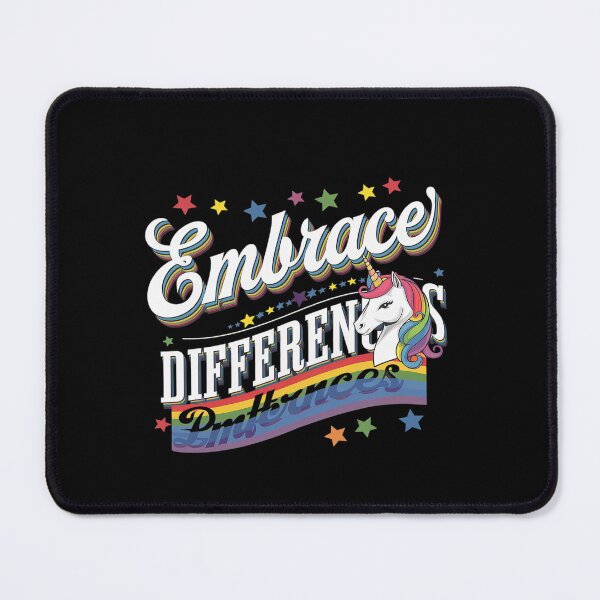 Item preview, Unicorn LGBTQ Pride Rainbow Embrace Differences designed and sold by EllinoKlemo.