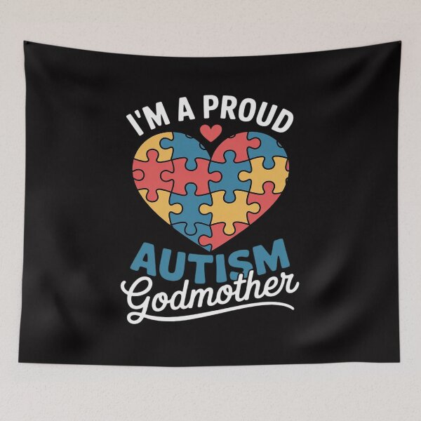 Item preview, I'm A Proud Godmother Autism Awareness Autistic Goddaughter designed and sold by GalaFunny.