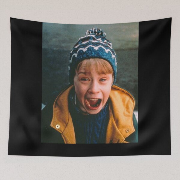 Item preview, Home Alone – Funny Shocked Kid Retro Winter Holiday Art designed and sold by Rachel Francis6.