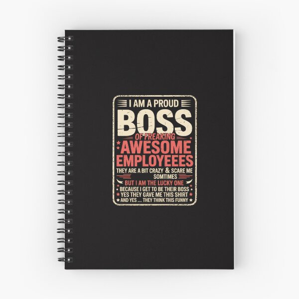 Item preview, I'm A Proud Boss Of Freaking Awesome Employees Boss designed and sold by GalaFunny.