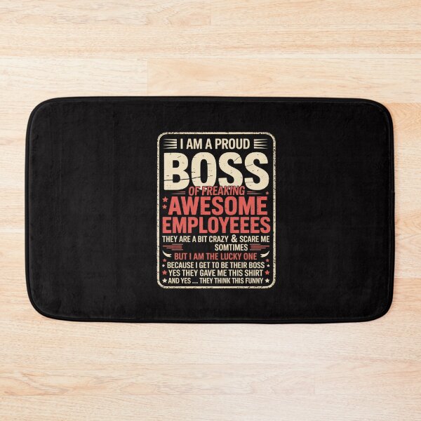 Item preview, I'm A Proud Boss Of Freaking Awesome Employees Boss designed and sold by GalaFunny.