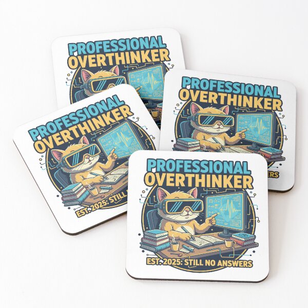 Item preview, Profesional Overthinker designed and sold by The Retro Tee.