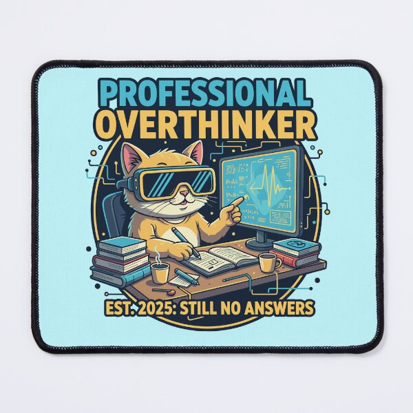 Item preview, Profesional Overthinker designed and sold by The Retro Tee.