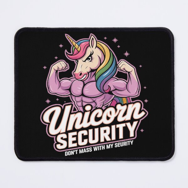 Item preview, Unicorn Security - Manly Muscular Unicorn Lovers designed and sold by KonstanKoraner.
