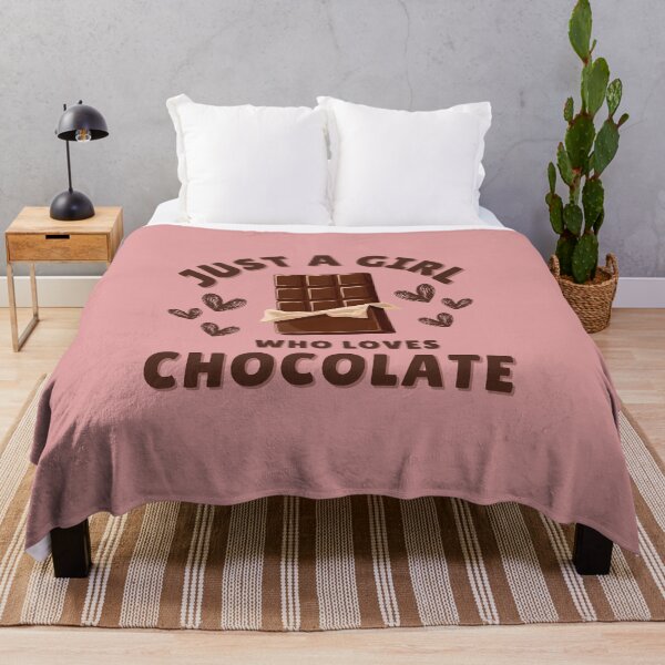 Item preview, Funny Just a Girl Who Loves Chocolate Sweet Dessert Lover Girls Women Gift designed and sold by MouDantArts.