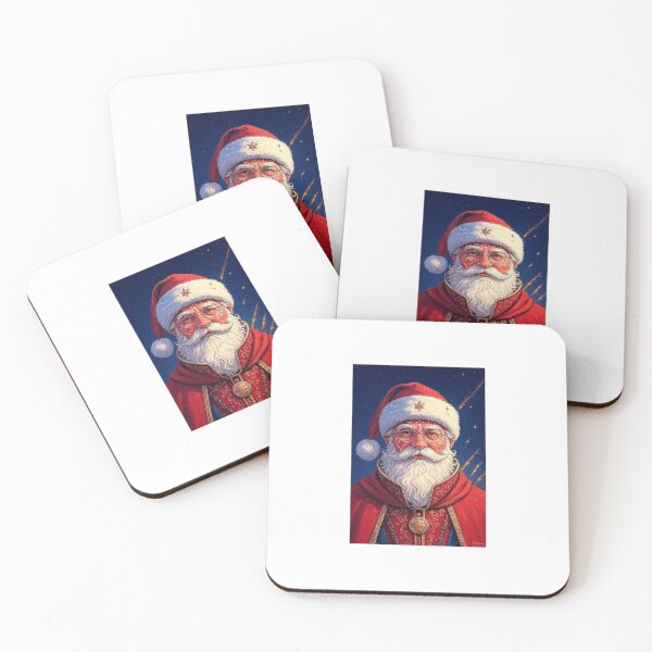 Item preview, Elegant Golden Star Santa Claus designed and sold by Irut.