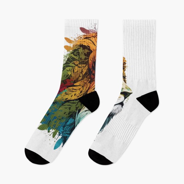 Item preview, Lion King – Colorful Artistic Lion Portrait Design designed and sold by jimikoyallin.