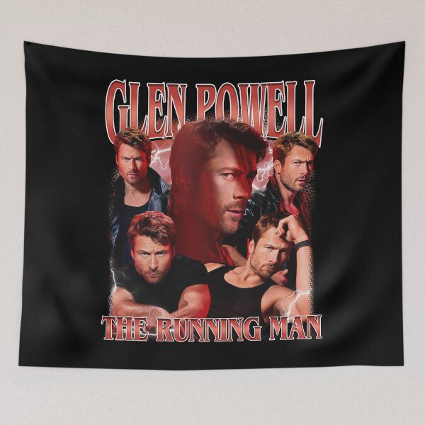 Item preview, Glen Powell The Running Man designed and sold by KarlWade.