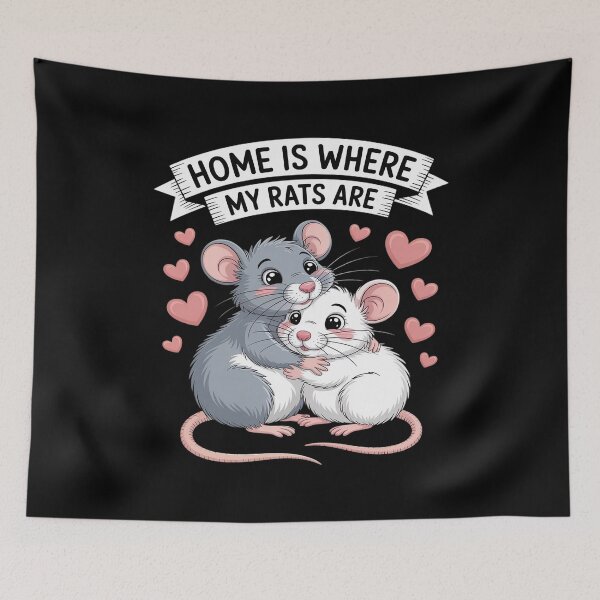 Item preview, Home Is Where My Rats Are Rat Mom Mouse Mama Mother's Day designed and sold by NetoGalaxy.