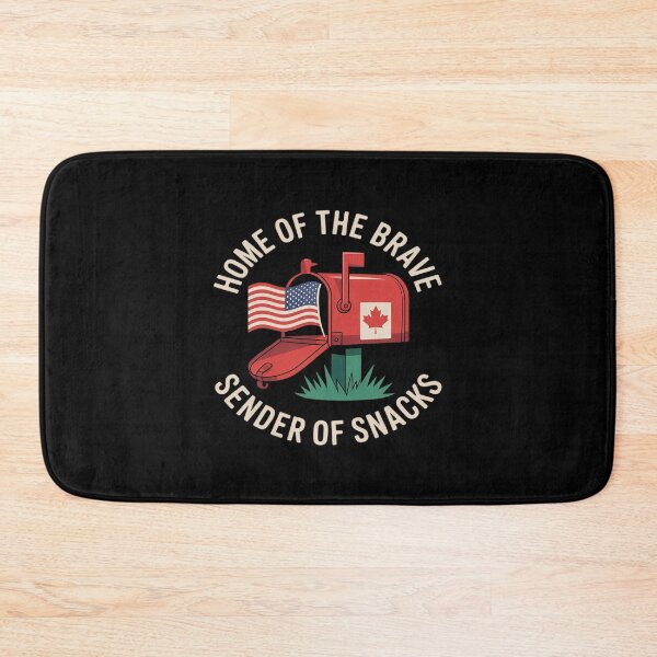 Item preview, Home of the Brave Sender of Snacks Maple Leaf Mailbox designed and sold by NetoGalaxy.