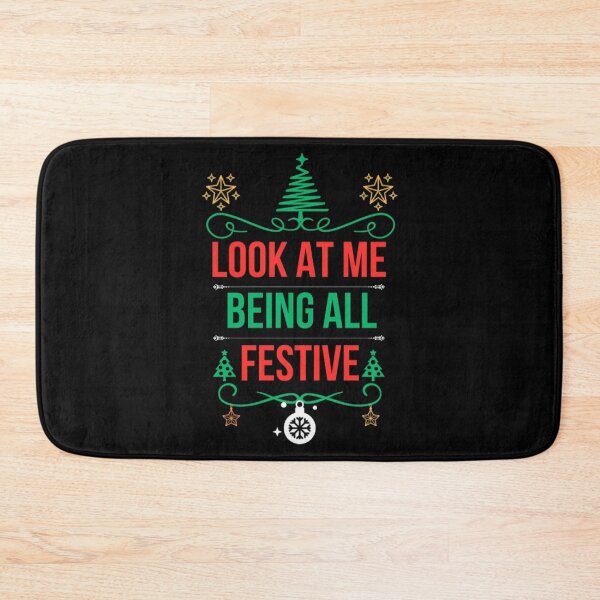Item preview, me christmas all vintage retro classic look at shit being funny and festive designed and sold by MelissaroBoxley.