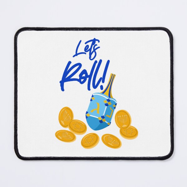 Item preview, Let's Roll - Hanukkah Dreidel & Gelt designed and sold by marieofroumania.