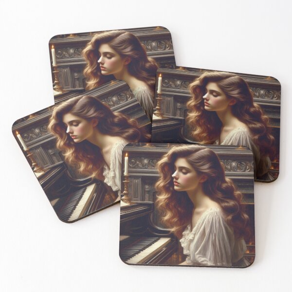 Item preview, Nocturne of the Candlelit Keys designed and sold by afrancisCL.
