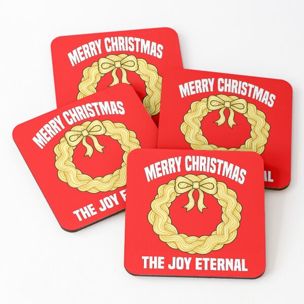 Item preview, MERRY CHRISTMAS - THE JOY ETERNAL | Radiant Wreath Christmas | Elegant Holiday Faith Design designed and sold by KEF Custom.