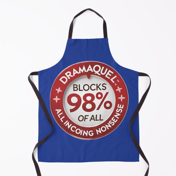 Item preview, Dramauquel Blocks 98% Of All Nonsense Badge — Red Circular Seal designed and sold by Rue Market.