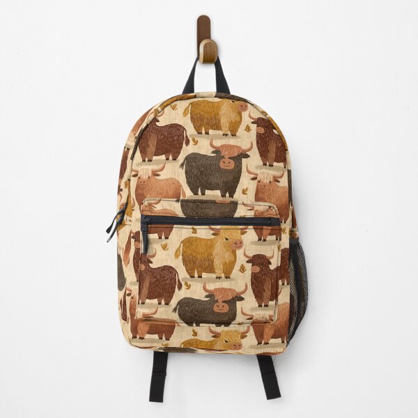 Item preview, Brown Cows and Gold field pattern designed and sold by LittleShopOrion.