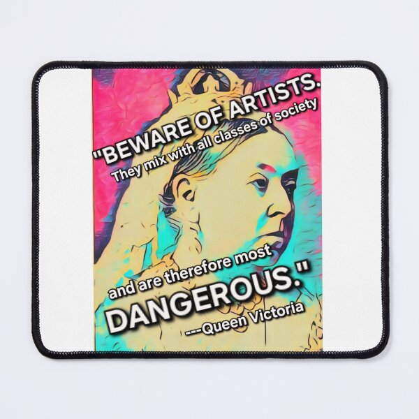 Item preview, Queen Victoria Artists Warning Large Image  designed and sold by InevitablyMel.