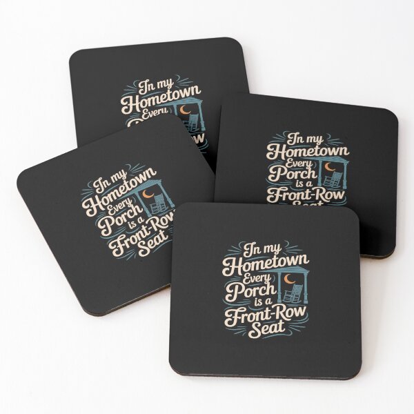 Item preview, Hometown Porch Front-Row Seat Whimsical Script designed and sold by LittleDame.