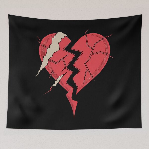 Item preview, Broken Heart Love Sad Heartbreak Up Valentine's Day designed and sold by Bandikonsalez.