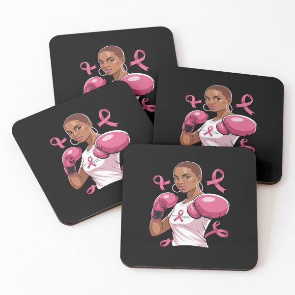Item preview, Breast Cancer Awareness African American Afro Pink Ribbon designed and sold by MinaReinger.