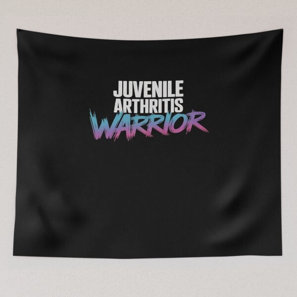 Item preview, Warrior - Blue & Purple Juvenile Arthritis Awareness designed and sold by VasilisLamArt.