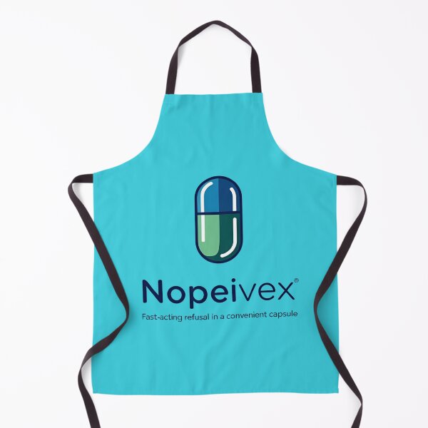 Item preview, Nopeivex Capsule Logo With Capsule Icon And Slogan, Fast-Acting Refusal In A Convenient Capsule designed and sold by Rue Market.