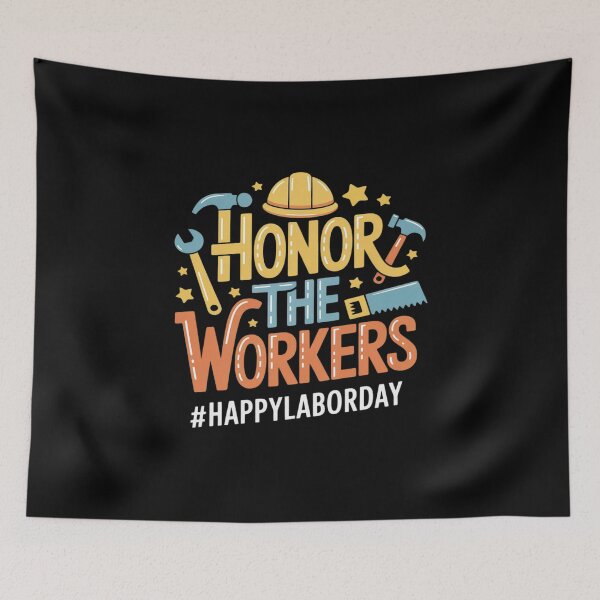 Item preview, Honor the Worker – Patriotic Labor Day Cute designed and sold by GasVille.