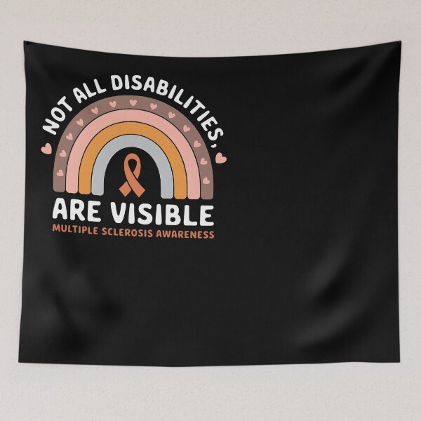 Item preview, Multiple Sclerosis Gift, Not All Disabilities Are Visible designed and sold by Eskomeranola.