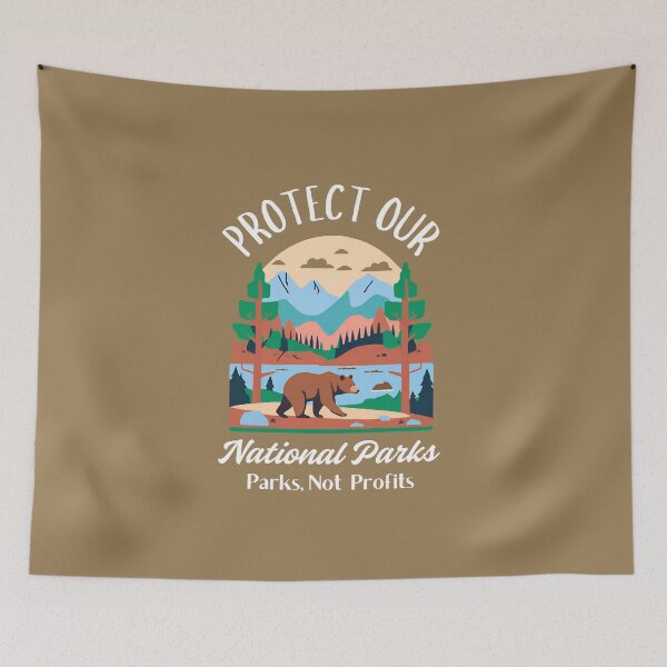 Item preview, Protect Our National Parks Nature Conservation Wilderness Pride Earth Wildlife Love designed and sold by MouDantArts.