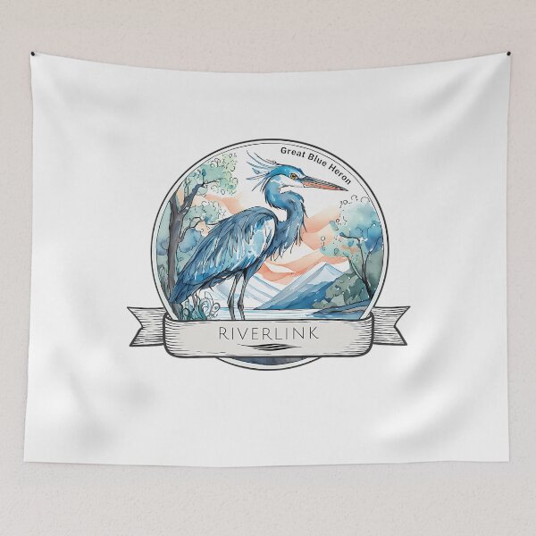 Item preview, great blue heron designed and sold by KaseyGJohnson.