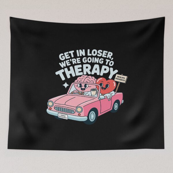 Item preview, Hop in Bestie, We’re Off to Therapy and Healing designed and sold by DetroitMug.