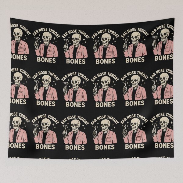 Item preview, ENT Bones | Otolaryngologist Ear Nose Throat Doctor Humor designed and sold by ClinicalHubs.