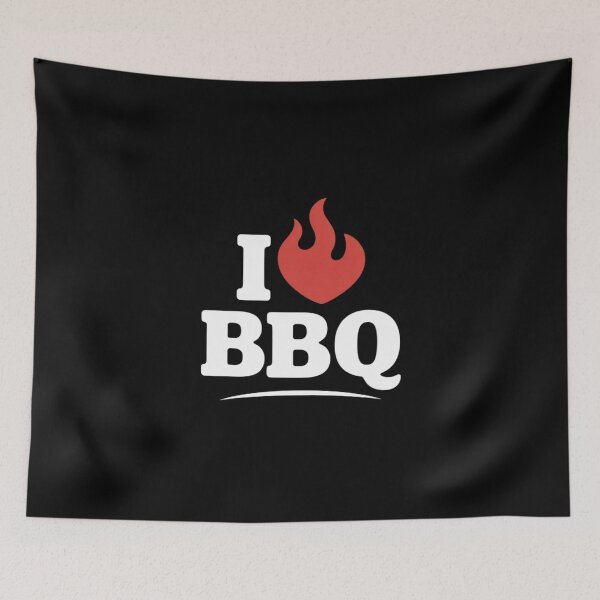 Item preview, I Love BBQ Grill Printed designed and sold by RustsyMin.