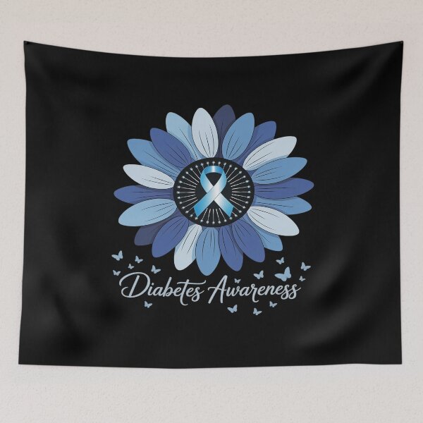Item preview, Sunflower Diabetes Awareness Month designed and sold by DrewLeuschke.