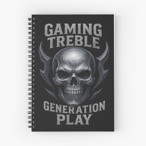 Item preview, Calavera plateada con cuernos y texto del clan. designed and sold by GamingTreble.