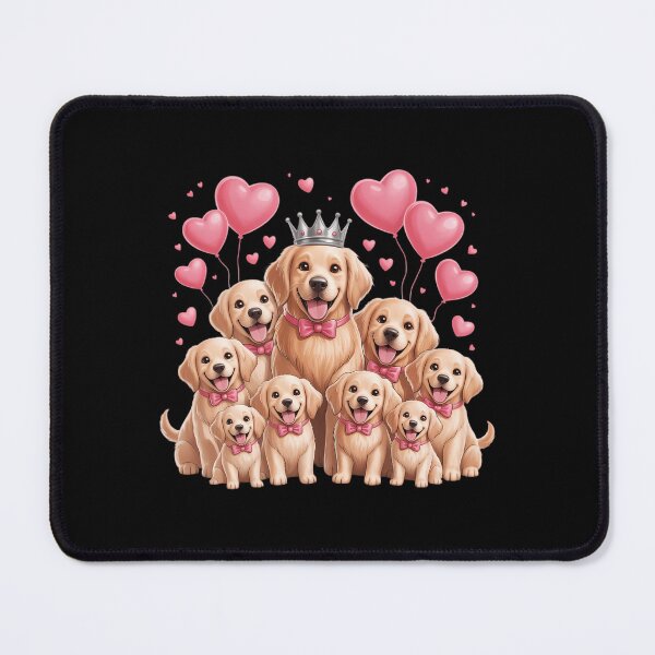 Item preview, Golden Retriever Heart Valentines Day designed and sold by Bandikonsalez.