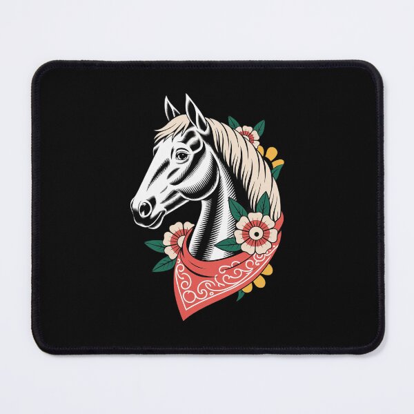 Item preview, Horse Head Bandana Floral Western Country designed and sold by ticlitule.