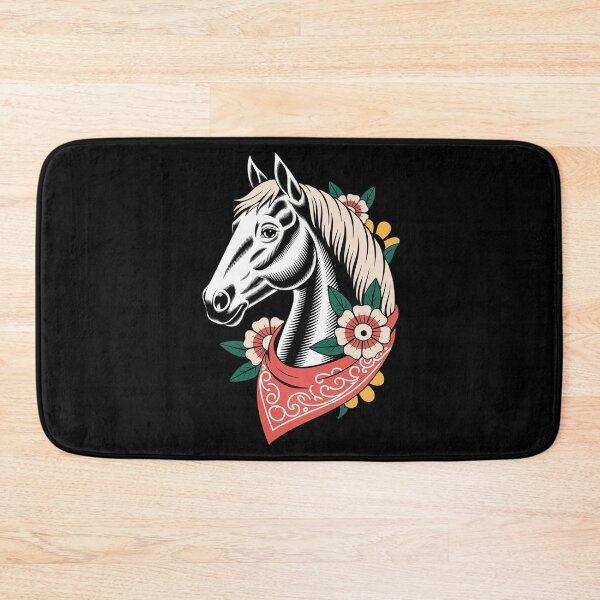 Item preview, Horse Head Bandana Floral Western Country designed and sold by ticlitule.