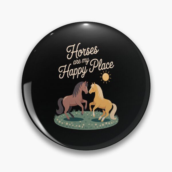 Item preview, Horses Are My Happy Place Horse Lover novelty designed and sold by ticlitule.